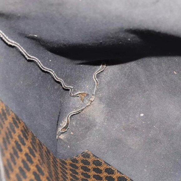 CELINE Macadam Canvas Tote Bag PVC Leather Black Auth yk17145 - Picture 12 of 16